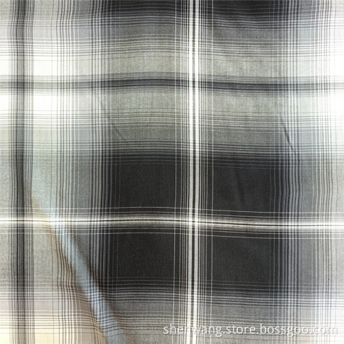 Fashion Designs Woven Rayon Dyed Yarn Shirting Fabrics